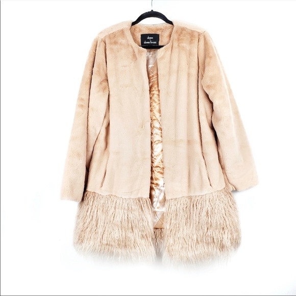 Dennis Basso faux sheared mink coat- BRAND NEW - Picture 2 of 3
